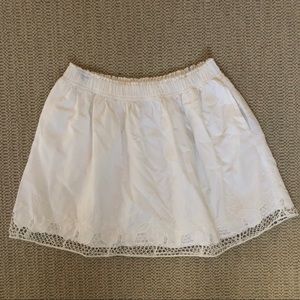 White Skirt with Lace